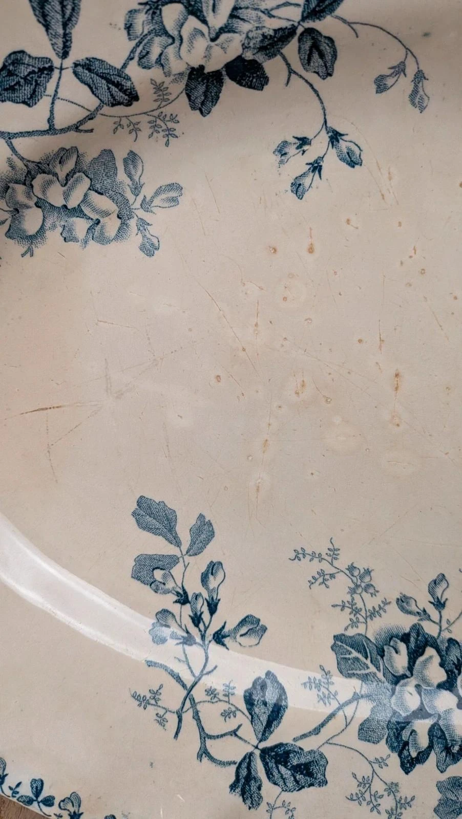 Prato oval antigo Saint-amand Hamage modelo Acacia – photo 3